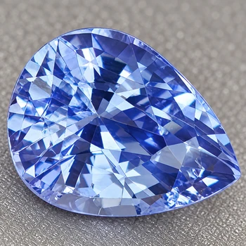 6.5x5.5 mm Pear {1.05ct} Top Luster Natural SriLanka Blue Sapphire [VVS]