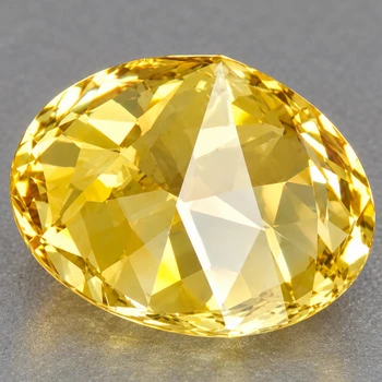 5.00 mm Round 0.6gct Fire Luster Natural SriLanka Yellow Sapphire [Flawless-VVS]-Top Grade