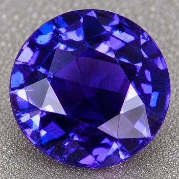 5.50 mm Round {1.02ct} AAA Luster Natural SriLanka Intense Purple Sapphire [Flawless-VVS]