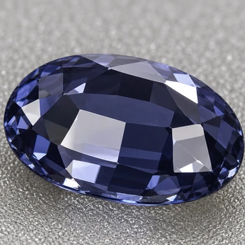 8x6 mm Oval {1.30ct} Top Luster Natural Titanium Purple Spinel [Flawless-VVS]