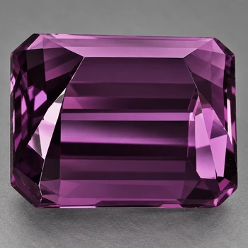 7x6 mm Octagon {1.80ct} Top Luster Natural Titanium Purple Spinel [Flawless-VVS]