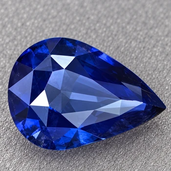 7.5x5.5 mm Pear 1.05ct Sparkling Natural Intense Violet Blue Sapphire [VVS]