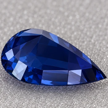 7.5x5.5 mm Pear 1.05ct Sparkling Natural Intense Violet Blue Sapphire [VVS]