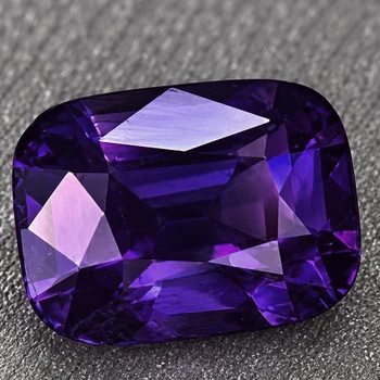 7x5 mm Cushion {1.58ct} Fire Luster Natural SriLanka Intense Purple Sapphire [SI]