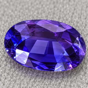 7x6 mm Oval {1.05ct} AAA Luster Natural Intense Purple Sapphire [VVS]