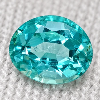 5x4 mm Oval {0.40ct} Lustrous Zambian Natural Green Blue Emerald [VVS]