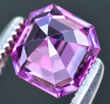 5.50 mm Octagon {1.05ct} Top Luster Natural Bright Purple Spinel [Flawless-VVS]