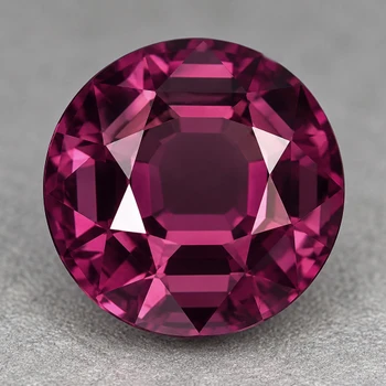 7.30 mm Round {1.70ct} Top Luster Natural Titanium Red Purple Spinel [Flawless-VVS]