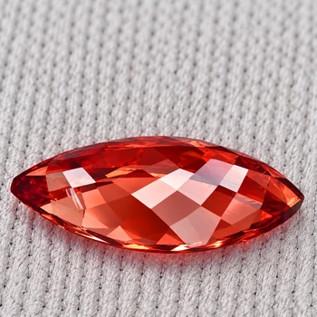 14x7 mm Marquise {2.75cts} AAA Luster Natural Orange Pink Tourmaline [Flawless-VVS]