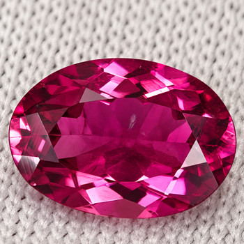 8.5x6 mm Oval 1.35ct Sparkling Natural Rubellite Pink Tourmaline [VVS]