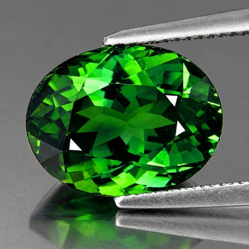 9x7 mm Oval {2.08ct} Top Luster Natural Intense Green Tourmaline [Flawless-VVS]