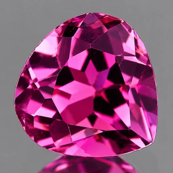 6.00 mm Pear {0.88ct} Brilliant Luster Natural Rubellite Pink Tourmaline [Flawless-VVS]