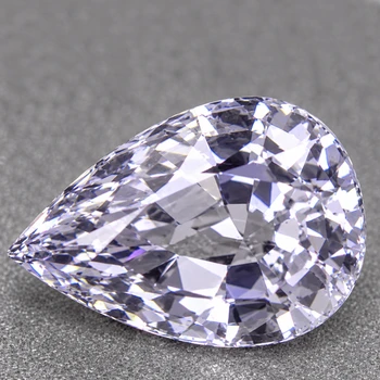 8x6 mm Pear 1.50ct Top Luster Natural Light Purple Spinel [Flawless-VVS]