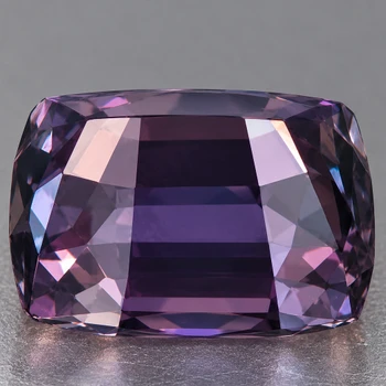 7x6 mm Cushion {1.55ct} Top Luster Natural Titanium Purple Spinel [Flawless-VVS]