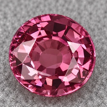 7.00 mm Round {1.40ct} Top Luster Natural Titanium Pink Spinel [Flawless-VVS]