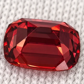 7x6 mm Cushion {1.30ct} Top Luster Natural Intense Orange Spinel [Flawless-VVS]