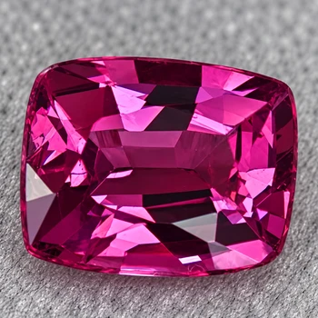 7x5.5 mm Cushion {1.05ct} Top Luster Natural Intense Purple Pink Spinel [Flawless-VVS]