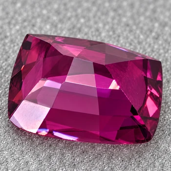 7x5.5 mm Cushion {1.05ct} Top Luster Natural Intense Purple Pink Spinel [Flawless-VVS]