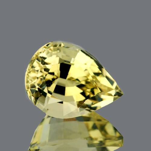 6x4.5 mm Pear 0.62ctct AAA Fire Sparkles Natural Ceylon Yellow Sapphire [Flawless-VVS]