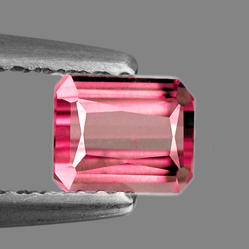 6x4.5 mm Octagon 0.88ct Sparkling Natural Padparadscha Pink Tourmaline [VVS]