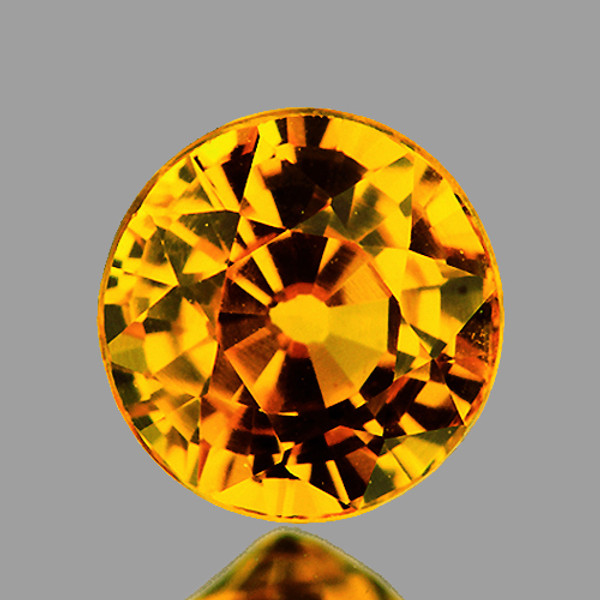 ORANGE SAPPHIRE 3.25 MM ROUND CUT ALL NATURAL AAA 