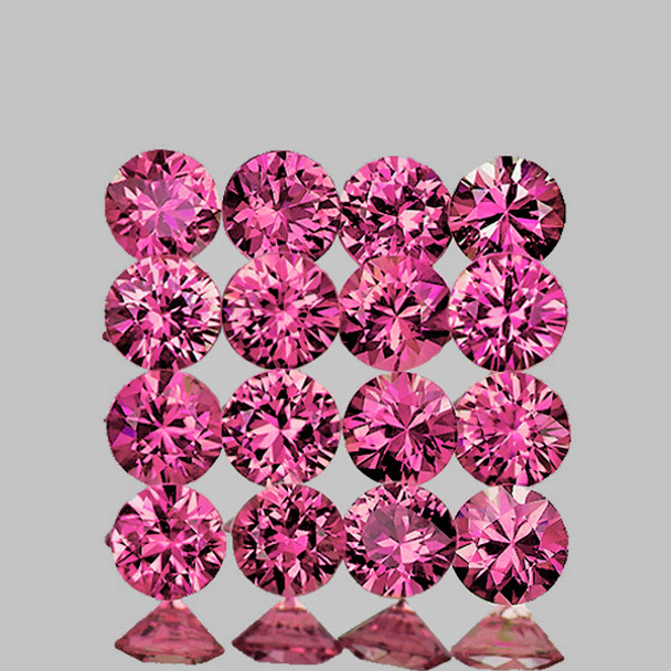1.80 mm Round 30 pieces AAA Fire Luster Natural Intense Sweet Pink Sapphire [Flawless-VVS]