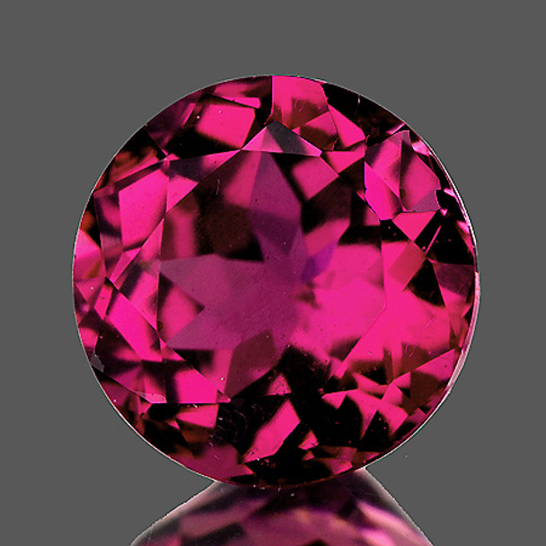 6.00 mm Round 1.08cts AAA Luster Natural Cherry Pink Rhodolite Garnet [Flawless-VVS]