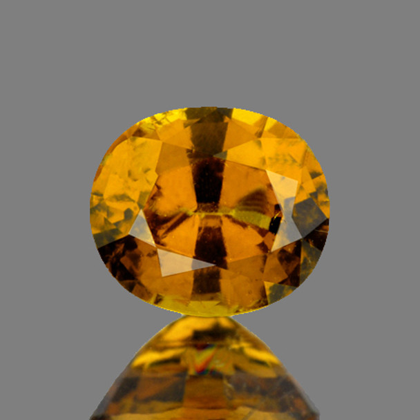 9x8 mm Oval 2.10ct AAA Luster Natural Golden Yellow Citrine [Flawless-VVS]