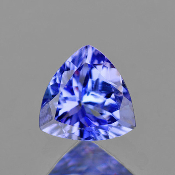 5.00 mm Trillion 0.47ct AAA Luster Natural Sparkling Blue Tanzanite [Flawless-VVS]