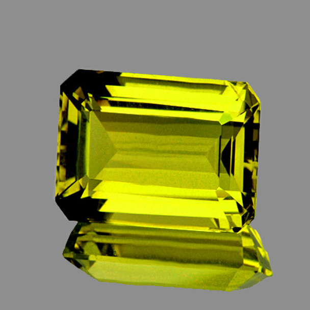 29x20 mm Octagon 56.00cts AAA Luster Natural Green Gold Lemon Quartz [Flawless-VVS]