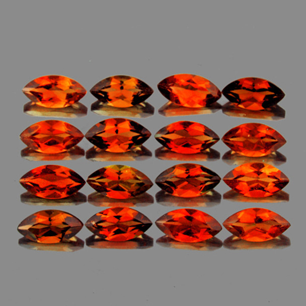 5x2.5 mm Marquise 25 pcs AAA Fire Luster Natural AAA Madeira Orange Citrine [Flawless-VVS]