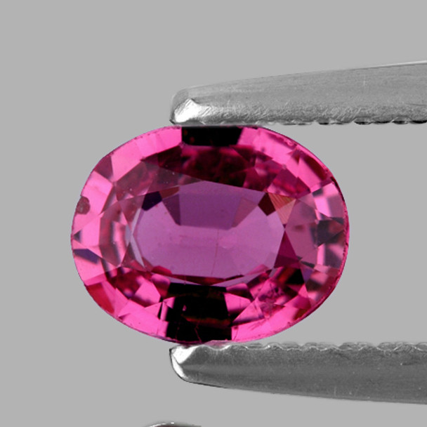 5.5x4.5 mm Oval 0.58ct AAA Luster Natural Purplish Pink Sapphire [Flawless-VVS]