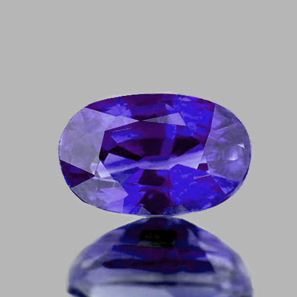 5x3 mm Oval 0.29ct AAA Fire Natural Intense Violet-Blue Sapphire [Flawless-VVS]