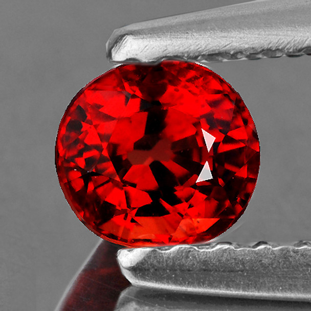 5x4 mm Oval 0.66ct Superb AAA Luster Natural Intense Red Sapphire [Flawless-VVS]