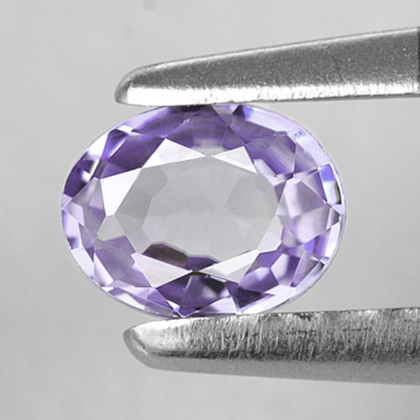6x5 mm Oval 0.65ct AAA Luster Natural Pinkish Purple Sapphire [VVS]