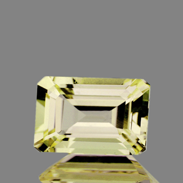 12x8 mm Octagon 4.53ct AAA Fire Luster Natural Mint Yellow Scapolite [Flawless-VVS]