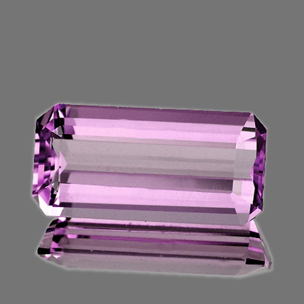 24x11 mm Octagon 26.38cts AAA Brilliant Luster Natural Pink Kunzite [Flawless-VVS]