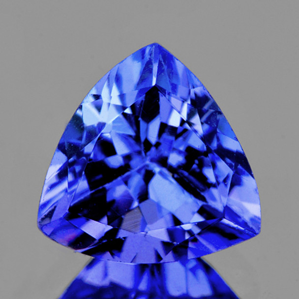 5.00 mm Trillion 0.52ct AAA Luster Natural Intense Blue Tanzanite [Flawless-VVS]-AAA Grade