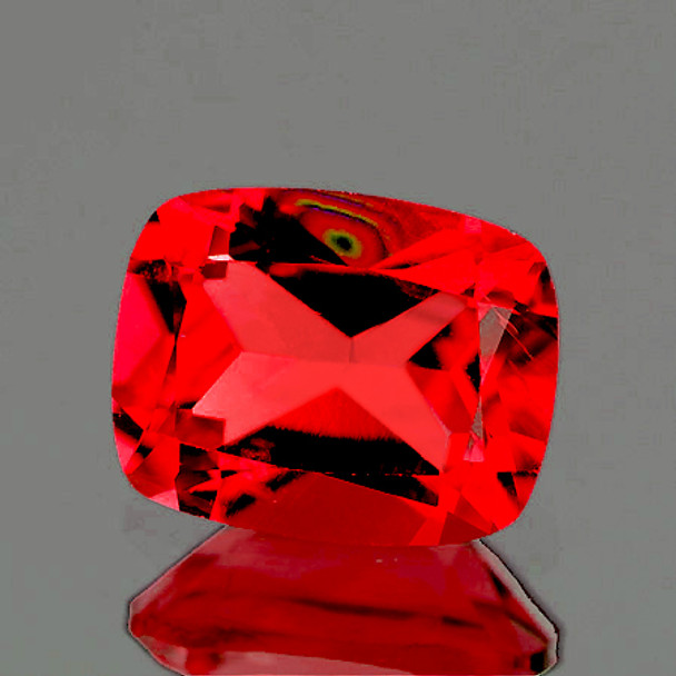 14x10 mm Cushion 10.32cts Top Luster Natural Red Topaz [Flawless-VVS]