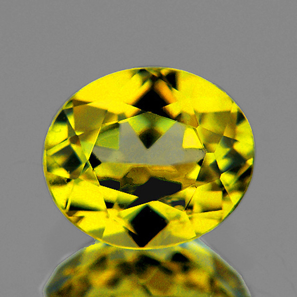 6.5x5.5 mm Oval 1.00ct AAA Rainbow Sparkles Natural Yellow Mali Garnet [Flawless-VVS]-AAA Grade