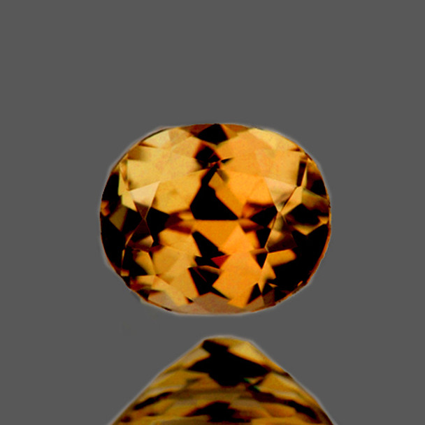 6.5x5.5 mm Oval 1.00ct AAA Sparkles Natural Intense Yellow Mali Garnet [Flawless-VVS]-AAA Grade