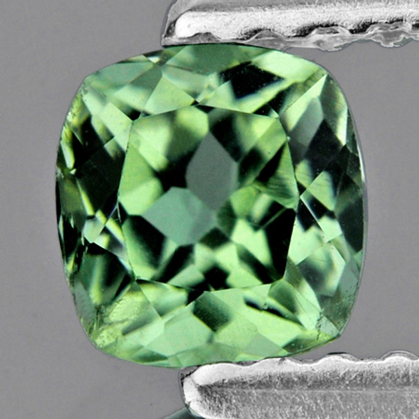 7.80 mm Cushion 1.98ct AAA Fire Luster Natural Green Apatite [Flawless-VVS]