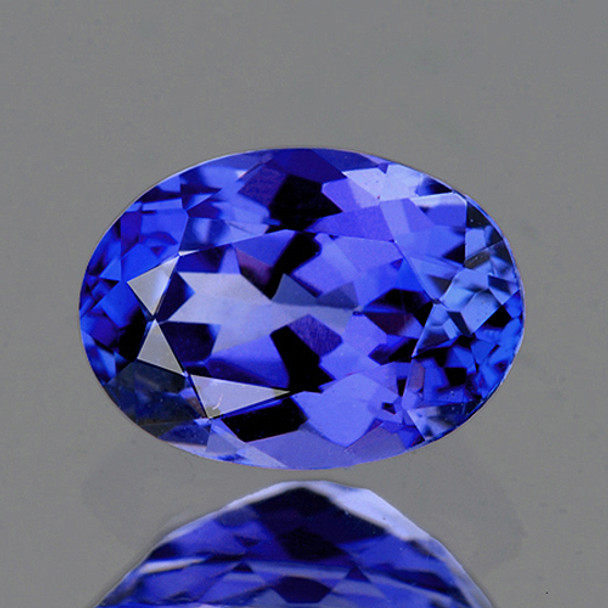 6x4 mm Oval 1 piece AAA Fire Luster Natural AAA Intense Purple Blue Tanzanite [Flawless-VVS]