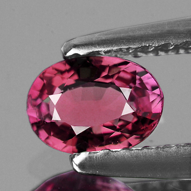 6x4 mm Oval 0.62ct AAA Fire Luster Natural Orange Pink Sapphire [Flawless-VVS]