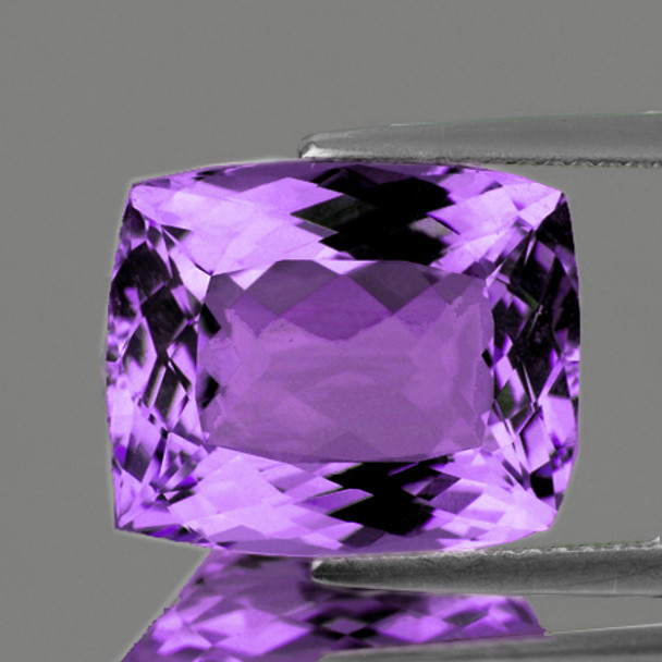 19.5x15.5 mm Cushion 27.91cts AAA Brilliant Luster Natural Purple Amethyst [Flawless-VVS]