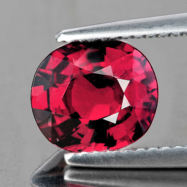 8.5x7.5 mm Oval 3.02ct AAA Fire Luster Natural Raspberry Red Pink Rhodolite Garnet [Flawless-VVS]