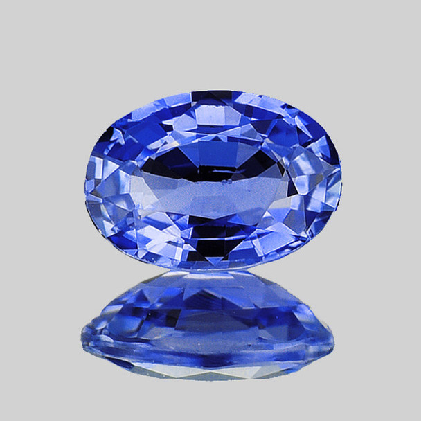 6x4 mm Oval 1 piece AAA Fire Luster Natural Ceylon Blue Sapphire [Flawless-VVS]