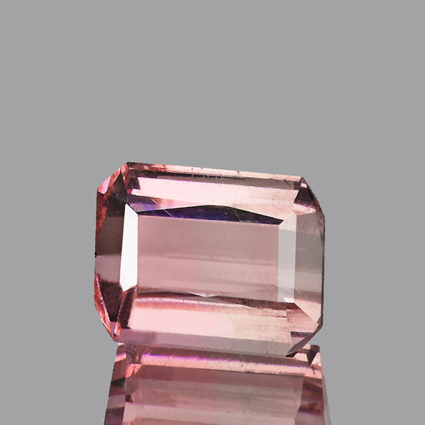 7x5 mm Octagon 1.00ct AAA Luster Natural Sparkling Pink Tourmaline [VVS]