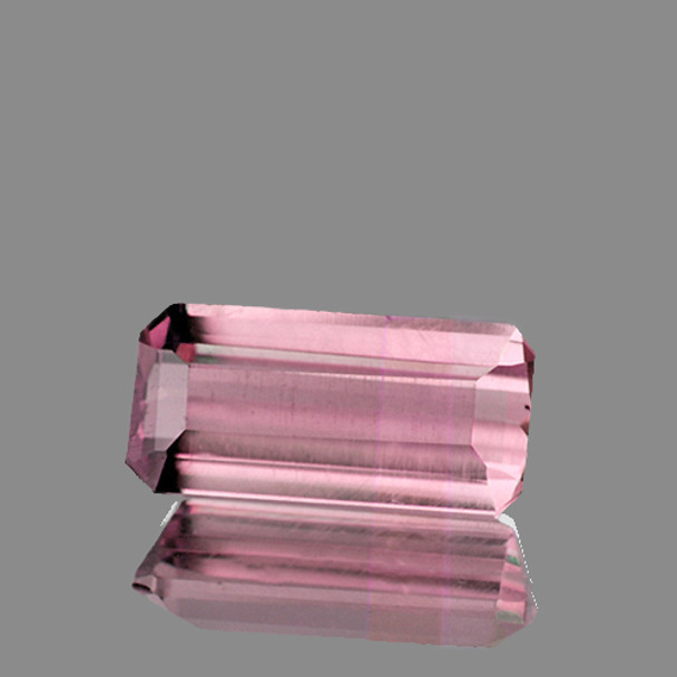 10x4 mm Octagon 1.01ct AAA Luster Natural Sparkling Pink Tourmaline [VVS]