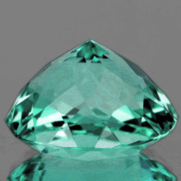 6.5x5.5 mm Oval 0.98ct AAA Fire Luster Natural Intense Green Blue Apatite [VVS]